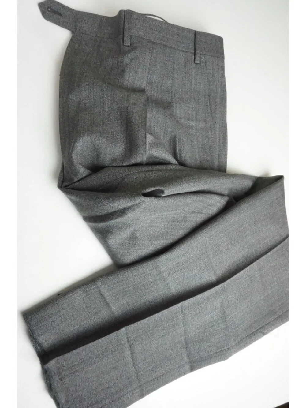Canali Gray Herringbone Wool 2 Pc Suit Jacket Pants Sz 48R US 58 EU NEW